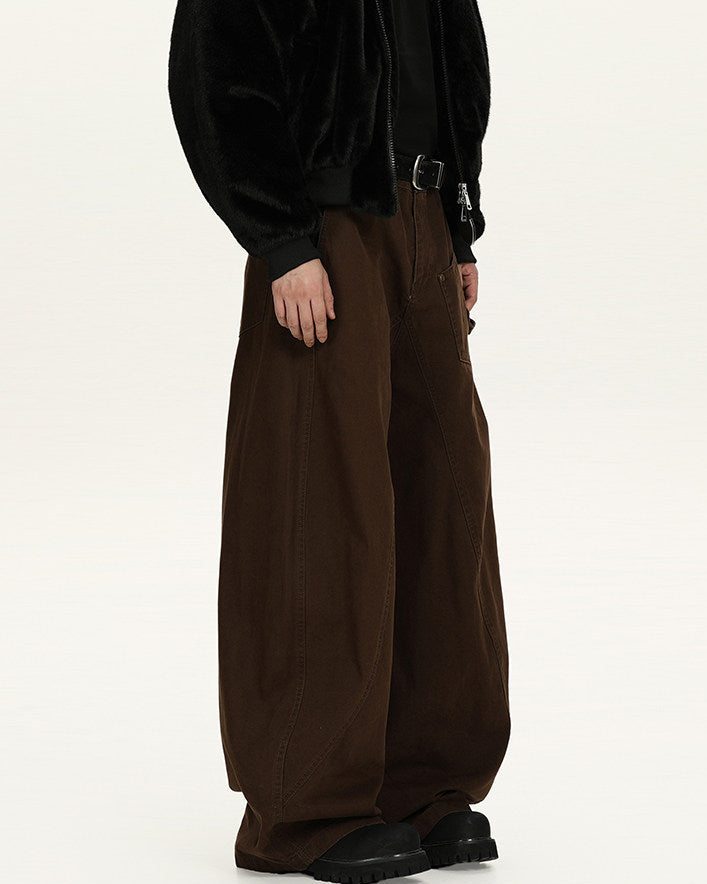 Pantaloni Utility Wide-Leg
