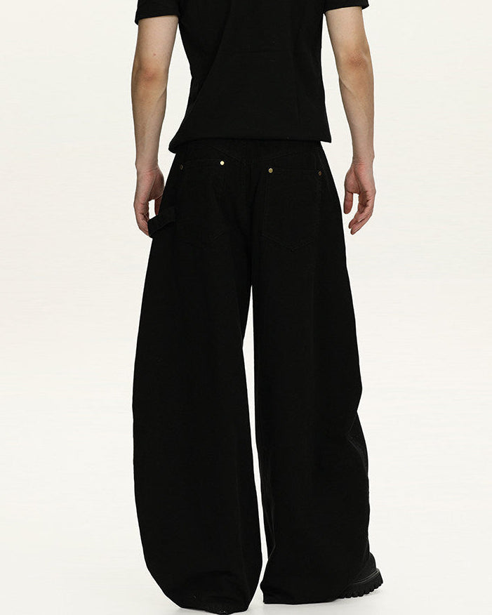 Pantaloni Utility Wide-Leg