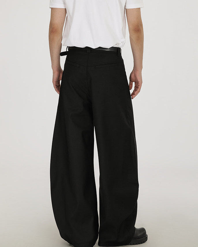 Pantaloni Wide-Leg in Lana