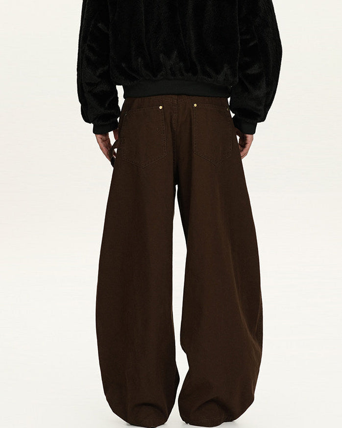 Pantaloni Utility Wide-Leg