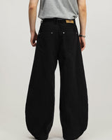 Pantaloni Cargo Wide-Leg in Cotone