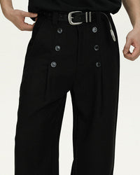 Pantaloni Wide-Leg in Lana