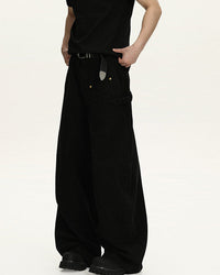Pantaloni Utility Wide-Leg
