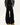 Jeans Utility con Zip Uomo Nero, vista frontale