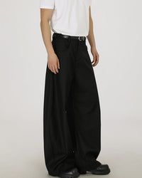 Pantaloni Wide-Leg in Lana