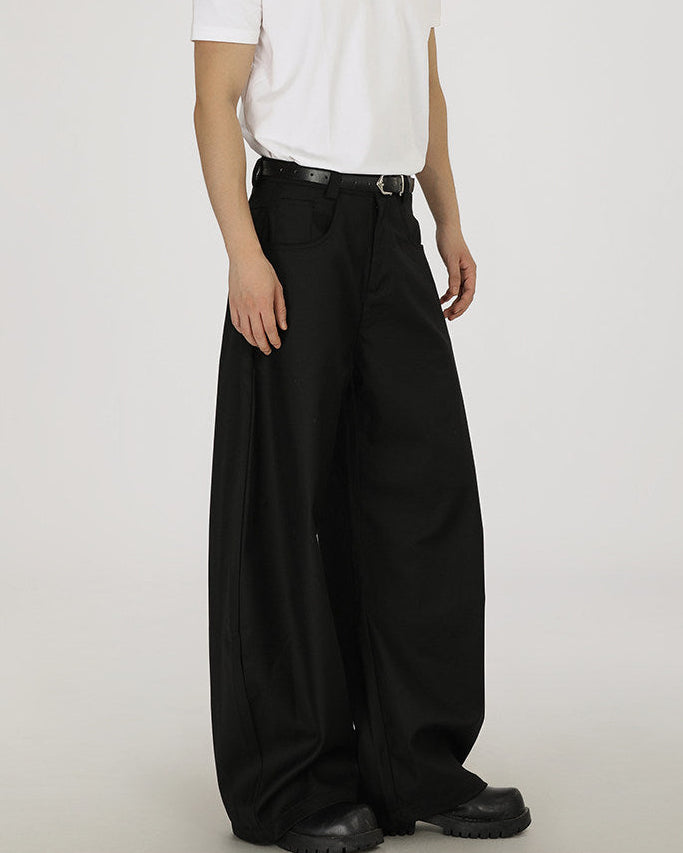 Pantaloni Wide-Leg in Lana