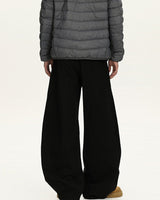 Jeans Utility con Zip Uomo Nero, vista posteriore
