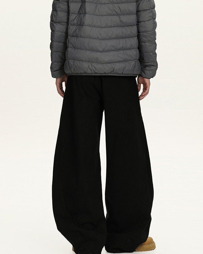 Jeans Utility con Zip Uomo Nero, vista posteriore
