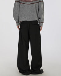 Pantaloni Wide-Leg Stretch da Uomo