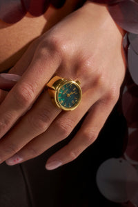 Anello a Fasce Sovrapposte Dorato