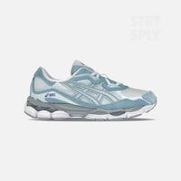 ASICS GEL-NYC Sneakers Unisex Azzurro Artico Crema, vista laterale