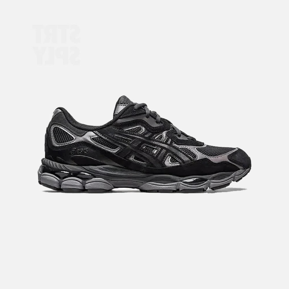 ASICS GEL-NYC Sneakers Unisex Grigio Grafite Nero, vista laterale