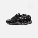 ASICS GEL-NYC Sneakers Unisex Grigio Grafite Nero, vista posteriore di tre quarti