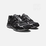 ASICS GEL-NYC Sneakers Unisex Grigio Grafite Nero, vista frontale di tre quarti