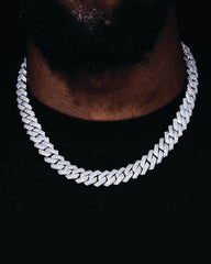 Collana a Catena Cubana con Strass