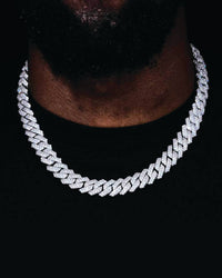 Collana a Catena Cubana con Strass