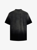 T-Shirt con Grafica Washed in Cotone con Stampa — Vista 8