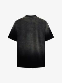 T-Shirt con Grafica Washed in Cotone con Stampa — Vista 8
