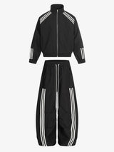 Completo Sportivo a Righe con Zip — Vista 2