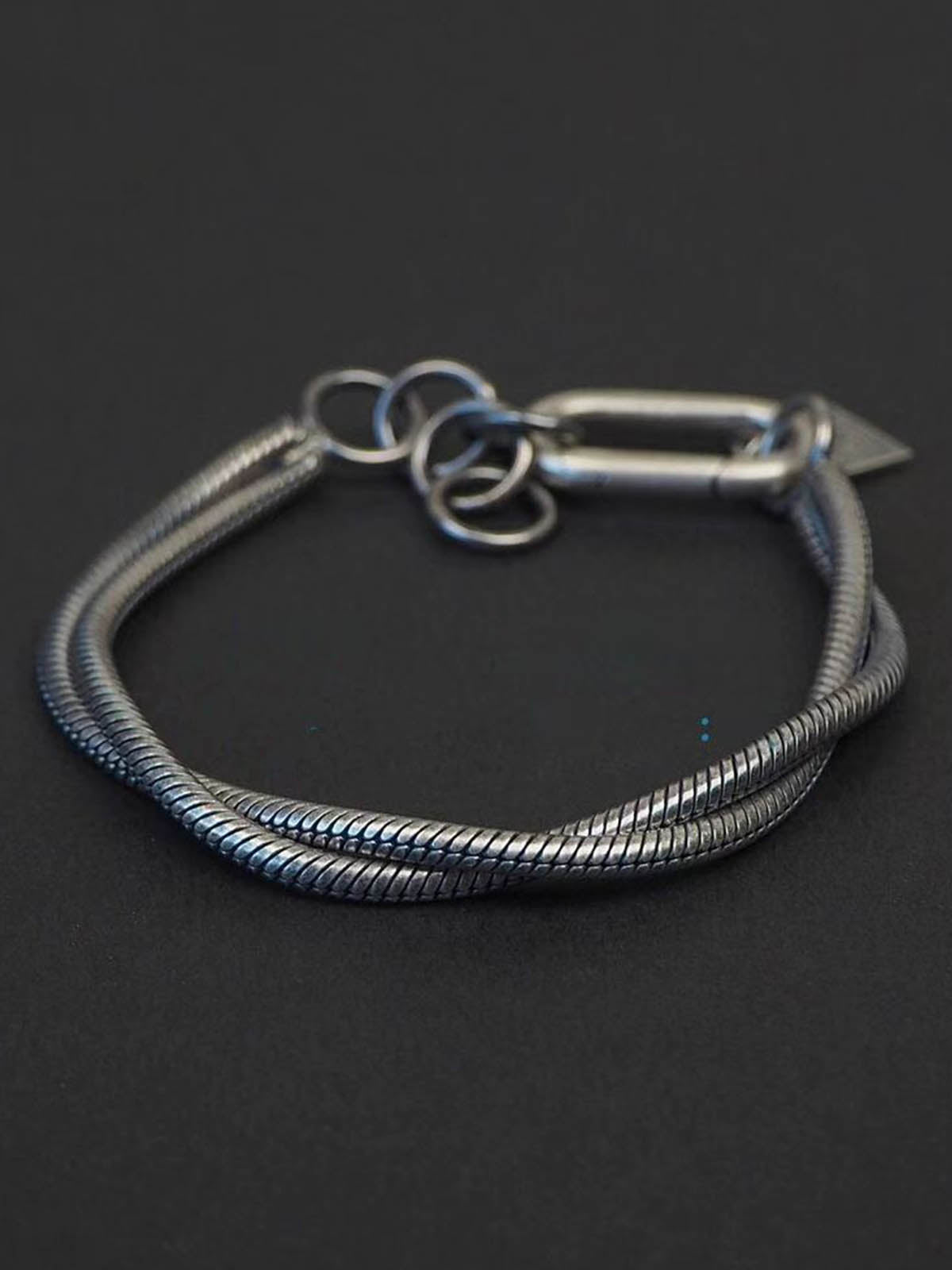 Bracciale a Catena Snake Effetto Vissuto — Vista 3