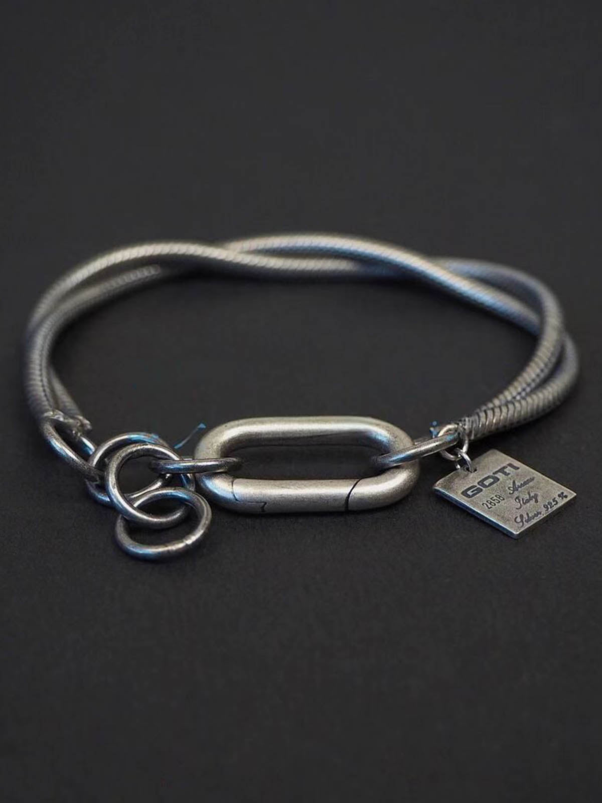 Bracciale a Catena Snake Effetto Vissuto — Vista 4