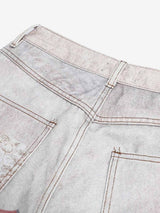 Jeans Vintage Washed con Stampa Collage — Vista 10