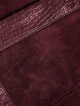 Giacca in Ecopelle Vintage con Zip in Suede 'Up' — Vista 11