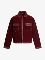 Giacca in Ecopelle Vintage con Zip in Suede 'Up' — Vista 2