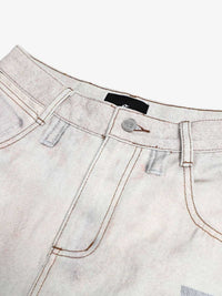 Jeans Vintage Washed con Stampa Collage — Vista 13