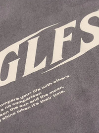 T-Shirt con Grafica 'Sun & Moon' — Grigio — Vista 5