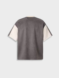 T-Shirt in Suede 'GLFS' — Vista 3