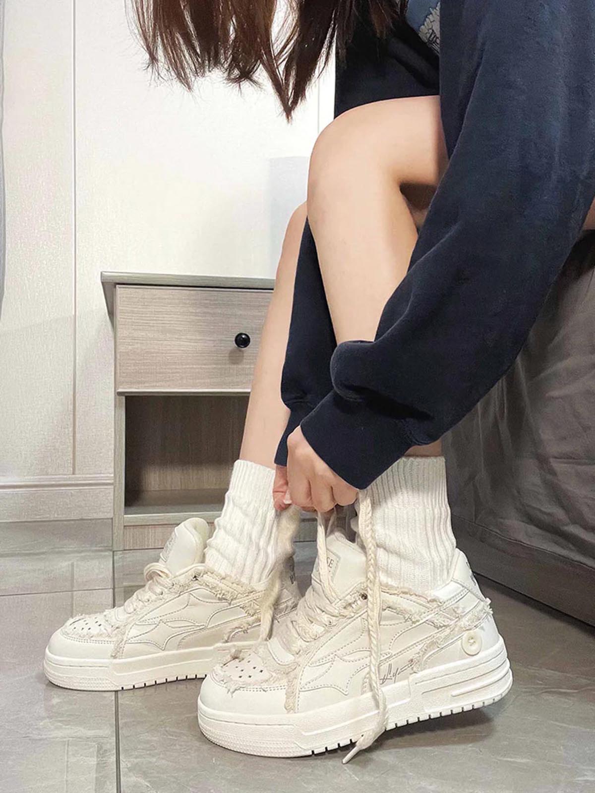 Sneakers Casual — Bianco — Vista 2