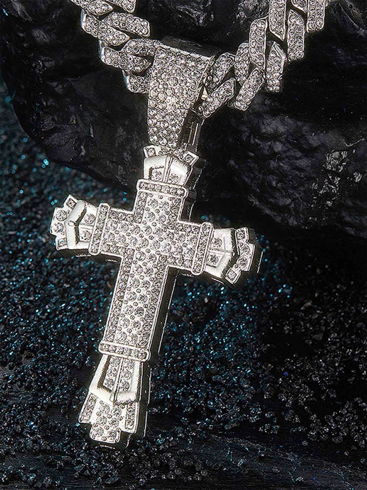 Collana con Croce High Street — Vista 4