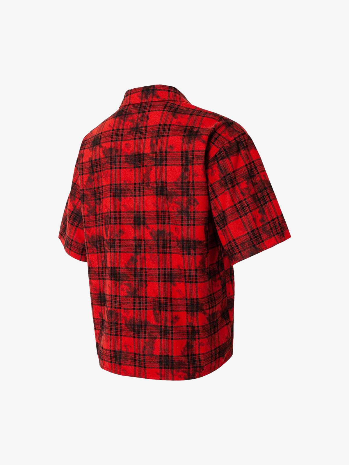 Camicia a Quadri con Stampa Pin Street — Vista 4