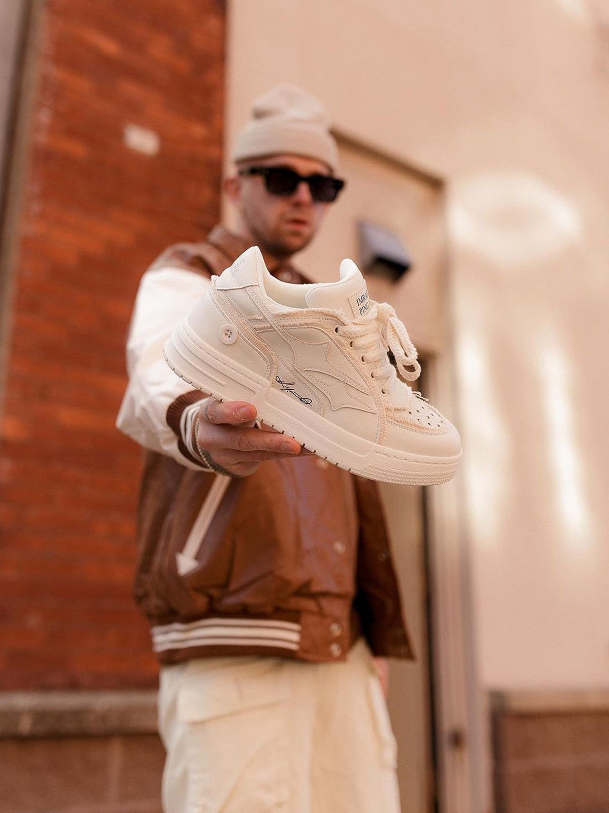 Sneakers Casual — Bianco — Vista 5
