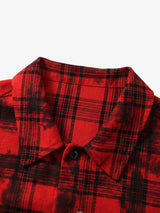 Camicia a Quadri con Stampa Pin Street — Vista 6