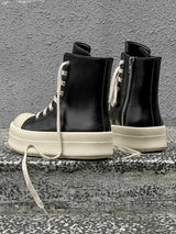 Sneakers Alte con Zip e Platform — Vista laterale
