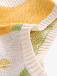 Maglione Asimmetrico Graffiti con Scollo a V 'Love' — Vista 11