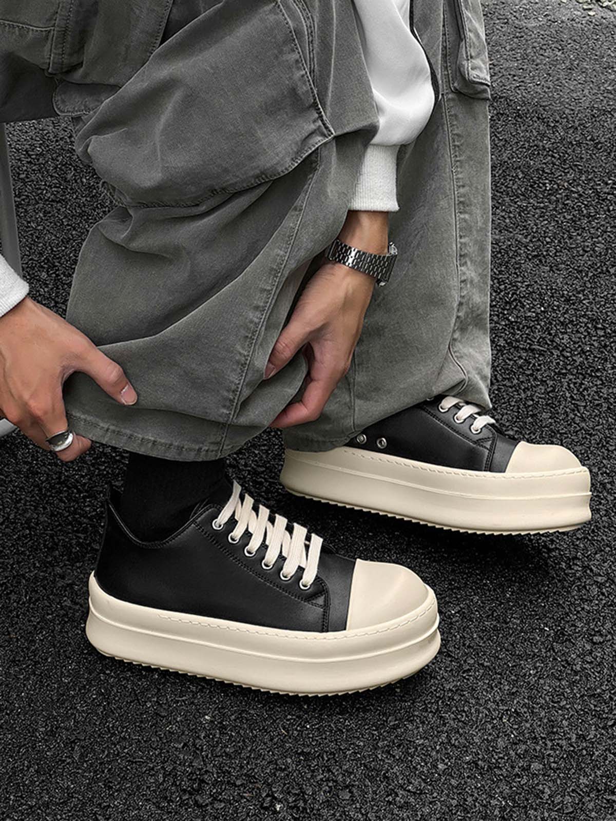 Sneakers Basse Chunky German Training — Vista 3