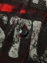 Camicia a Quadri con Stampa Pin Street — Vista 7
