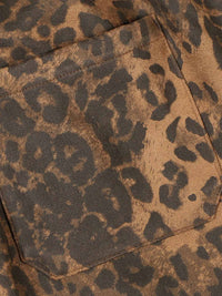 Tuta in Suede Stampa Ghepardo — Vista 18