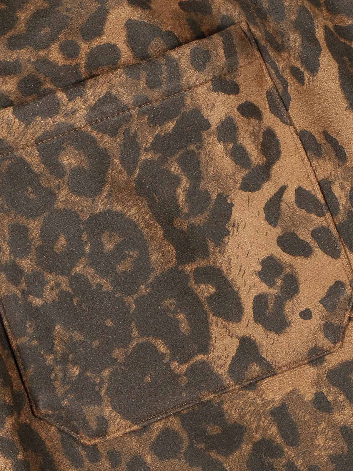 Tuta in Suede Stampa Ghepardo — Vista 18