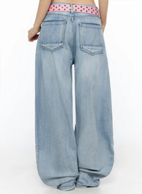 Jeans Larghi Washed