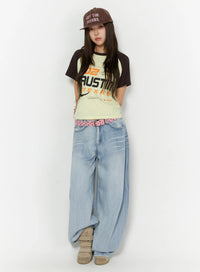 Jeans Larghi Washed