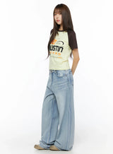 Jeans Larghi Washed