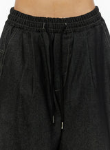 Jeans Baggy con Grafica sul Retro