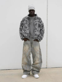 Jeans Effetto Vissuto Washed in Denim — Vista 2