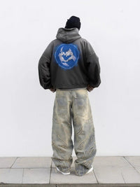 Jeans Effetto Vissuto Washed in Denim — Vista 8