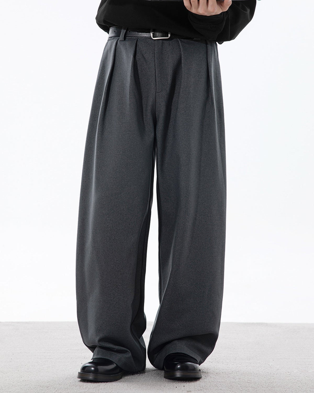 pantaloni sartoriali uomo larghi | pantaloni plissettati uomo | pantaloni a gamba larga uomo casual