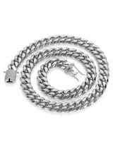 Collana a Catena Cubana Diamantata
